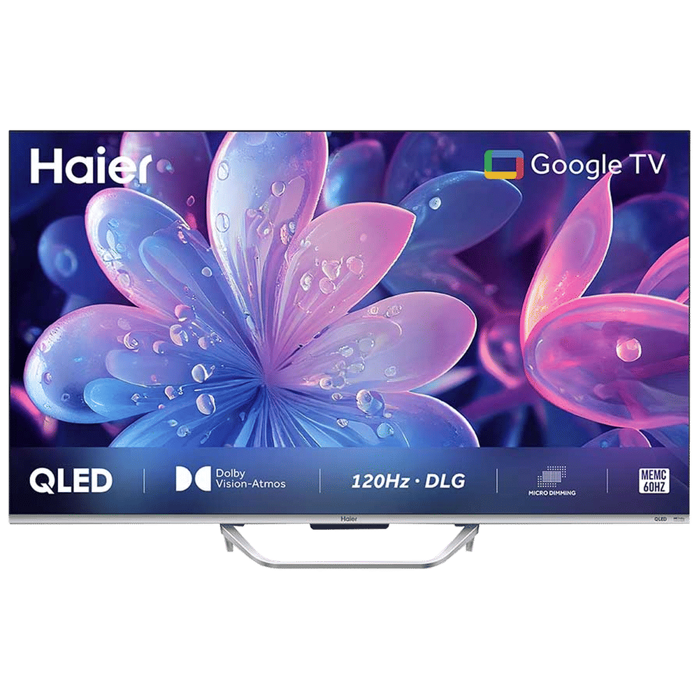 Buy Haier S800QT 140 cm (55 inch) 4K Ultra HD QLED Google TV with Dolby